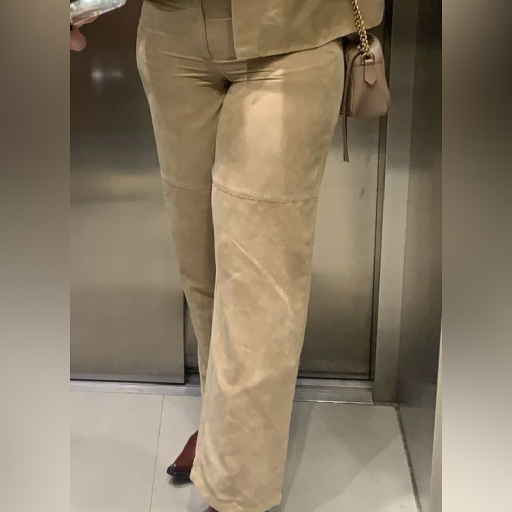 Zara woman suede pants